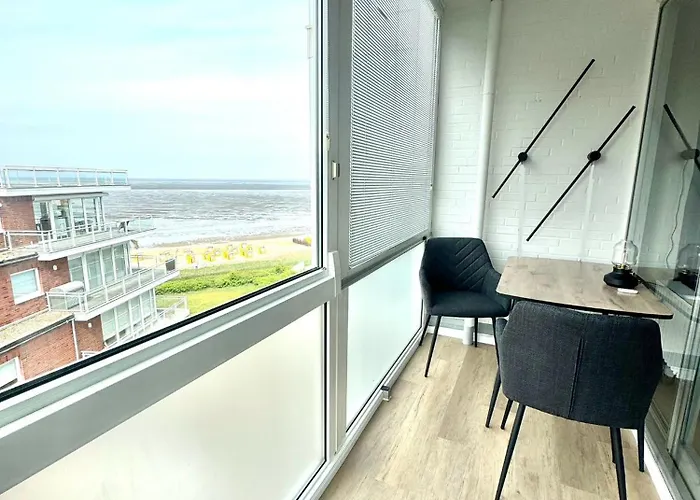 Traumhafte - Direkter Meerblick - 50m Zum In Duhnen In 1a Lage Im Haus Seehuette Apartman